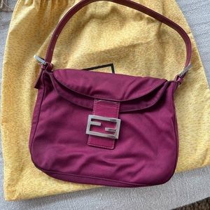 Fendi neoprene baguette bag